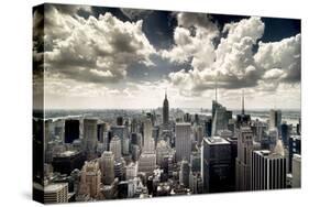 View of Manhattan, New York-Steve Kelley-Stretched Canvas