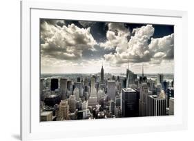 View of Manhattan, New York-Steve Kelley-Framed Photographic Print