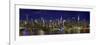 View of Manhattan skyline, New York City, New York State, USA-Panoramic Images-Framed Photographic Print