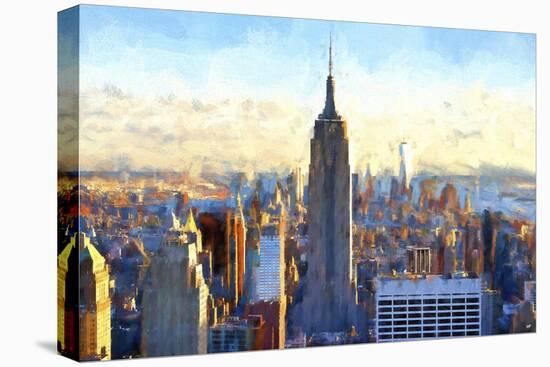 View of Manhattan-Philippe Hugonnard-Stretched Canvas