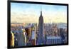 View of Manhattan-Philippe Hugonnard-Framed Giclee Print