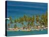 View of Marigot Bay, St. Lucia, Windward Islands, West Indies, Caribbean, Central America-null-Stretched Canvas