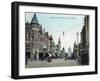 View of Mariposa Street - Fresno, CA-Lantern Press-Framed Art Print