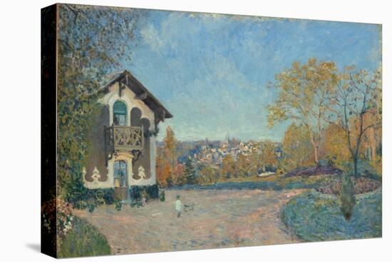 View of Marly-le-Roi from Coeur-Volant, 1876-Alfred Sisley-Stretched Canvas