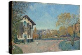 View of Marly-le-Roi from Coeur-Volant, 1876-Alfred Sisley-Stretched Canvas