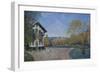 View of Marly-Le-Roi from Coeur-Volant-Alfred Sisley-Framed Art Print