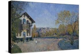 View of Marly-Le-Roi from Coeur-Volant-Alfred Sisley-Stretched Canvas