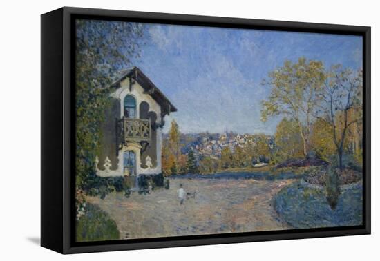 View of Marly-Le-Roi from Coeur-Volant-Alfred Sisley-Framed Stretched Canvas