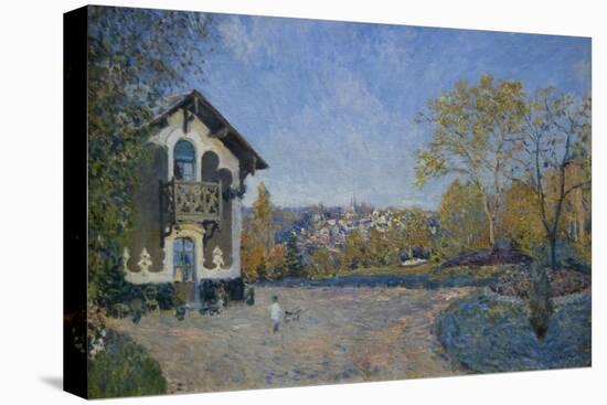 View of Marly-Le-Roi from Coeur-Volant-Alfred Sisley-Stretched Canvas