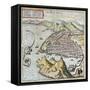 View of Marseille in the 16th Century-Franz Hogenberg-Framed Stretched Canvas