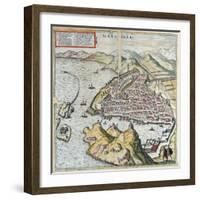 View of Marseille in the 16th Century-Franz Hogenberg-Framed Giclee Print