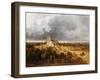 View of Meaux (Oil on Canvas)-Georges Michel-Framed Giclee Print