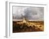 View of Meaux (Oil on Canvas)-Georges Michel-Framed Giclee Print