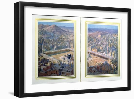 View of Mecca, 1918-Etienne Alphonse Dinet-Framed Giclee Print