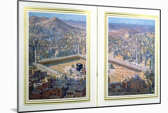 View of Mecca, 1918-Etienne Alphonse Dinet-Mounted Giclee Print