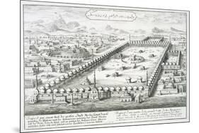 View of Mecca, from "Entwurf Einer Historischen Architektur", 1721-Johann Bernhard Fischer Von Erlach-Mounted Premium Giclee Print