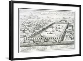 View of Mecca, from "Entwurf Einer Historischen Architektur", 1721-Johann Bernhard Fischer Von Erlach-Framed Giclee Print