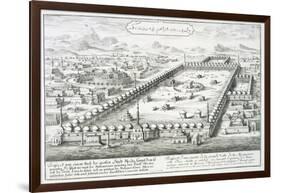 View of Mecca, from "Entwurf Einer Historischen Architektur", 1721-Johann Bernhard Fischer Von Erlach-Framed Giclee Print