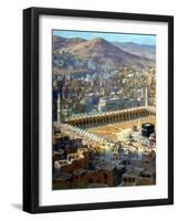 View of Mecca, from La Vie De Mohammed, Prophete D'Allah, C1880-C1920-Etienne Dinet-Framed Premium Giclee Print