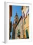 View of Medieval Basilique Saint Michel, Menton, Alpes-Maritimes, Cote D'Azur, Provence-Frank Fell-Framed Photographic Print