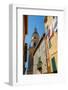 View of Medieval Basilique Saint Michel, Menton, Alpes-Maritimes, Cote D'Azur, Provence-Frank Fell-Framed Photographic Print