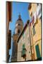 View of Medieval Basilique Saint Michel, Menton, Alpes-Maritimes, Cote D'Azur, Provence-Frank Fell-Mounted Photographic Print