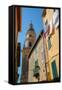 View of Medieval Basilique Saint Michel, Menton, Alpes-Maritimes, Cote D'Azur, Provence-Frank Fell-Framed Stretched Canvas