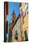 View of Medieval Basilique Saint Michel, Menton, Alpes-Maritimes, Cote D'Azur, Provence-Frank Fell-Stretched Canvas