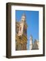 View of Medieval Basilique Saint Michel, Menton, Alpes-Maritimes, Cote D'Azur, Provence-Frank Fell-Framed Photographic Print