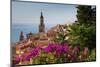 View of Medieval Menton and Basilique Saint Michel, Alpes-Maritimes, Cote D'Azur-Frank Fell-Mounted Photographic Print