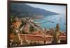 View of Medieval Menton and Basilique Saint Michel, Alpes-Maritimes, Cote D'Azur-Frank Fell-Framed Photographic Print