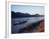 View of Mekong River at Sunset, Luang Prabang, Laos, Indochina, Southeast Asia-Alison Wright-Framed Photographic Print