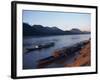 View of Mekong River at Sunset, Luang Prabang, Laos, Indochina, Southeast Asia-Alison Wright-Framed Photographic Print