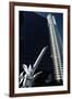 View of Mellon Bank Center with Statue Ulysses-null-Framed Giclee Print