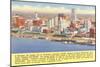View of Memphis, Tennessee, with Facts-null-Mounted Art Print