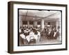 View of Men and Women Dining in a Cafeteria at Parke, Davis and Co., Chemists, Hudson and Vestry…-Byron Company-Framed Giclee Print