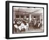 View of Men and Women Dining in a Cafeteria at Parke, Davis and Co., Chemists, Hudson and Vestry…-Byron Company-Framed Giclee Print