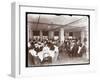 View of Men and Women Dining in a Cafeteria at Parke, Davis and Co., Chemists, Hudson and Vestry…-Byron Company-Framed Giclee Print