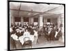 View of Men and Women Dining in a Cafeteria at Parke, Davis and Co., Chemists, Hudson and Vestry…-Byron Company-Mounted Giclee Print