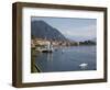 View of Menaggio and Lake Como, Lombardy, Italian Lakes, Italy, Europe-Frank Fell-Framed Photographic Print