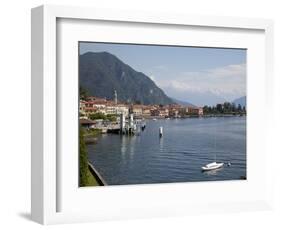 View of Menaggio and Lake Como, Lombardy, Italian Lakes, Italy, Europe-Frank Fell-Framed Photographic Print