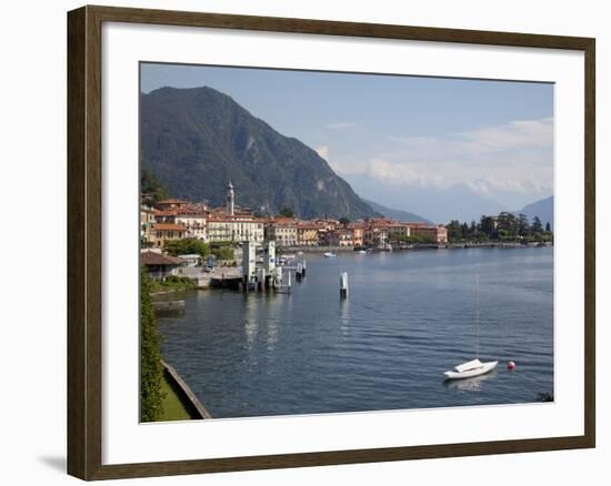 View of Menaggio and Lake Como, Lombardy, Italian Lakes, Italy, Europe-Frank Fell-Framed Photographic Print