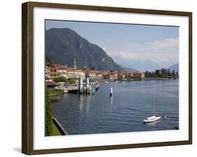 View of Menaggio and Lake Como, Lombardy, Italian Lakes, Italy, Europe-Frank Fell-Framed Photographic Print