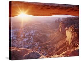 View of Mesa Arch at Sunrise, Canyonlands National Park, Utah, USA-Scott T. Smith-Stretched Canvas