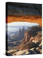 View of Mesa Arch at Sunrise, Canyonlands National Park, Utah, USA-Scott T^ Smith-Stretched Canvas