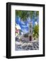 View of Metropolitan Church in cobbled street, Mykonos Town, Mykonos, Cyclades Islands, Aegean Sea-Frank Fell-Framed Photographic Print
