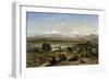 View of Mexico in 1905 from the Hill of Guadalupe, 1905-Jose Maria Velasco-Framed Giclee Print