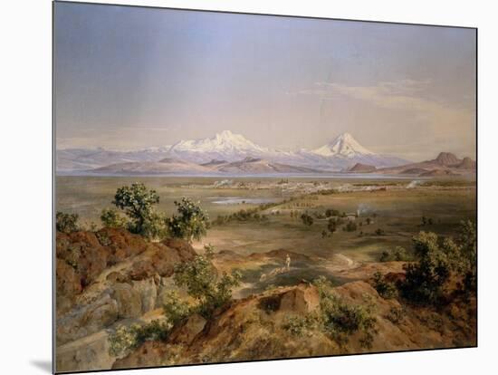 View of Mexico valley, 1901-Jose Velasco-Mounted Giclee Print