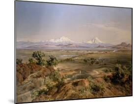 View of Mexico valley, 1901-Jose Velasco-Mounted Giclee Print