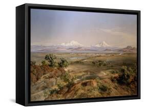 View of Mexico valley, 1901-Jose Velasco-Framed Stretched Canvas